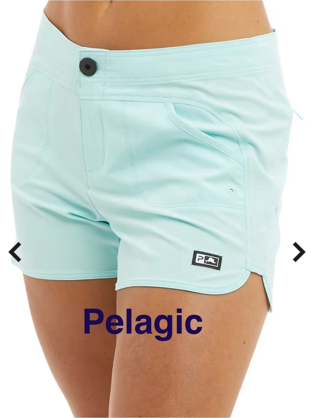 Pelagic | Moana Hybrid Water-Activated Print Shorts -Sea Foam - Women’s (Med)